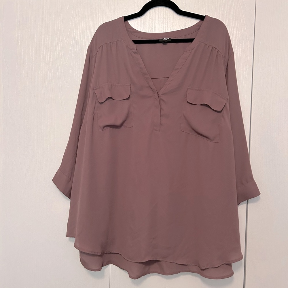 Torrid Mauve Blouse